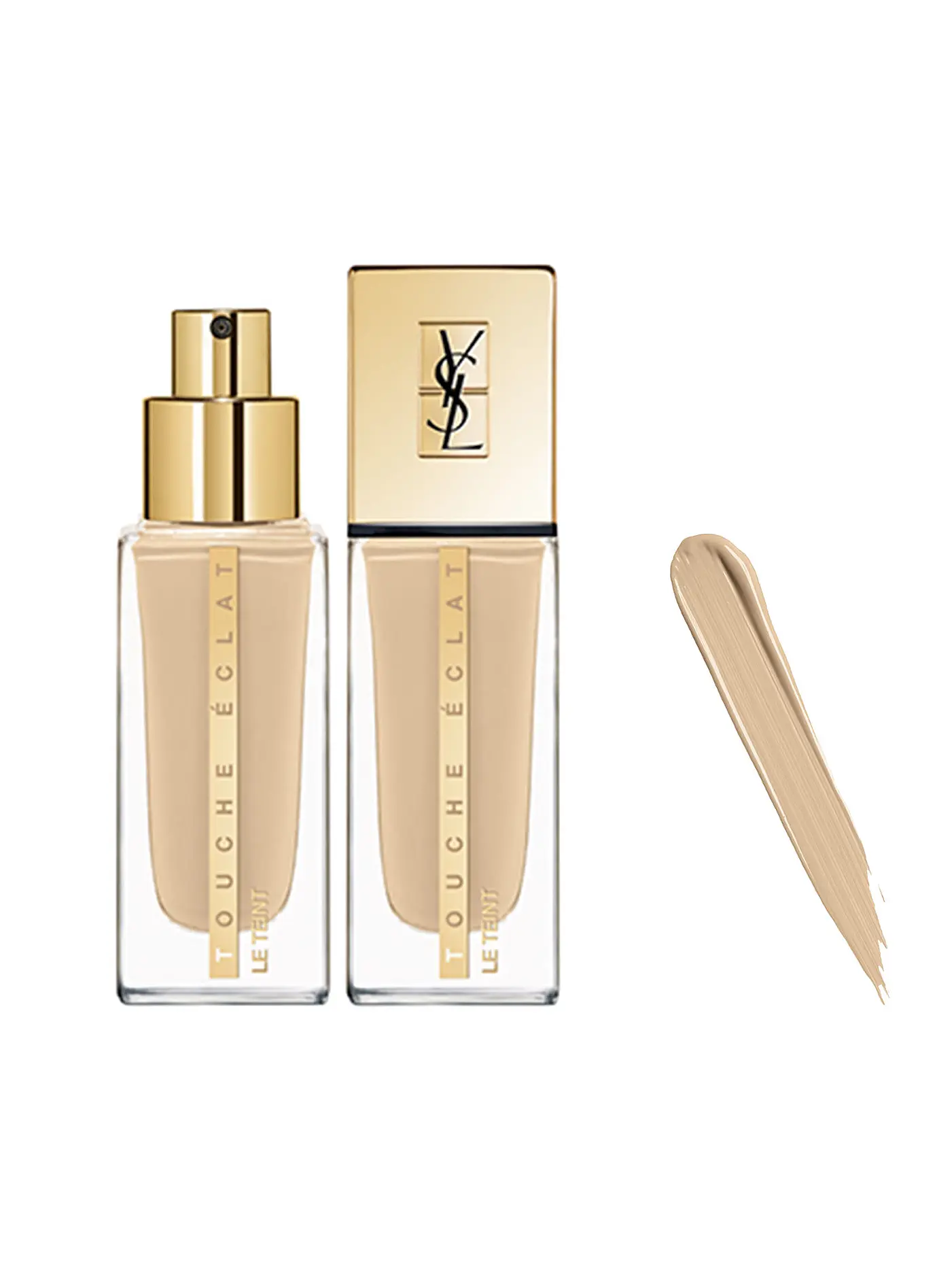 YVES SAINT LAURENT | Touche Éclat Le Teint Foundation ( BR30 Cool Almond ) | transparent